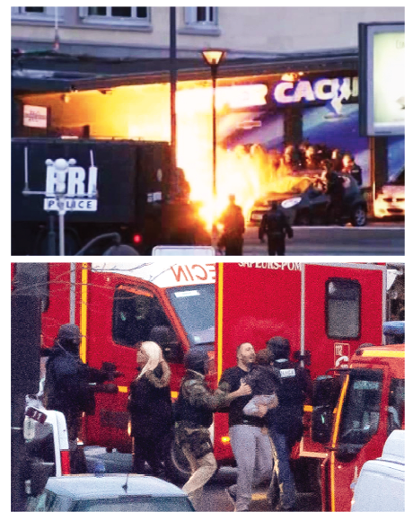 Paris'te kanlı 2 operasyon